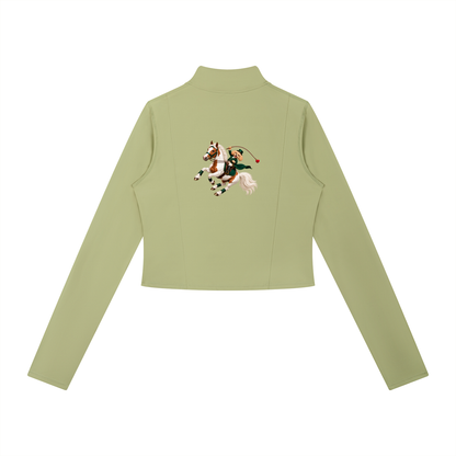 EQUESTRIAN CALON | ウィメンズ フルジップ スポーツジャケット / Women's Full-Zip Sports Jacket
