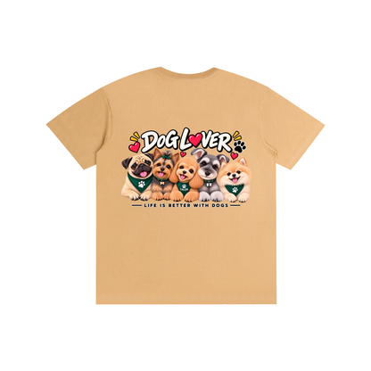 DOG | ベーシック ユニセックス コットンTシャツ / Pure Cotton Unisex T-Shirt