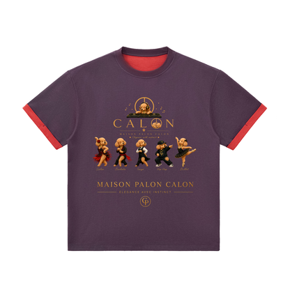コントラストカフ Tシャツ — ユニセックス Dancer