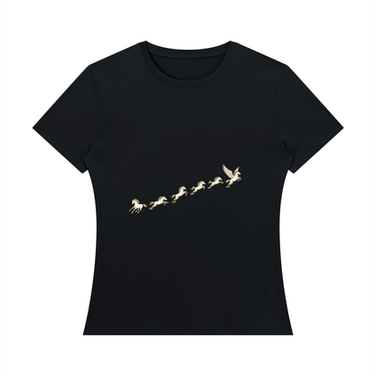 レギュラーフィット ストレッチTシャツ — ウィメンズ