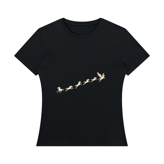 レギュラーフィット ストレッチTシャツ — ウィメンズ