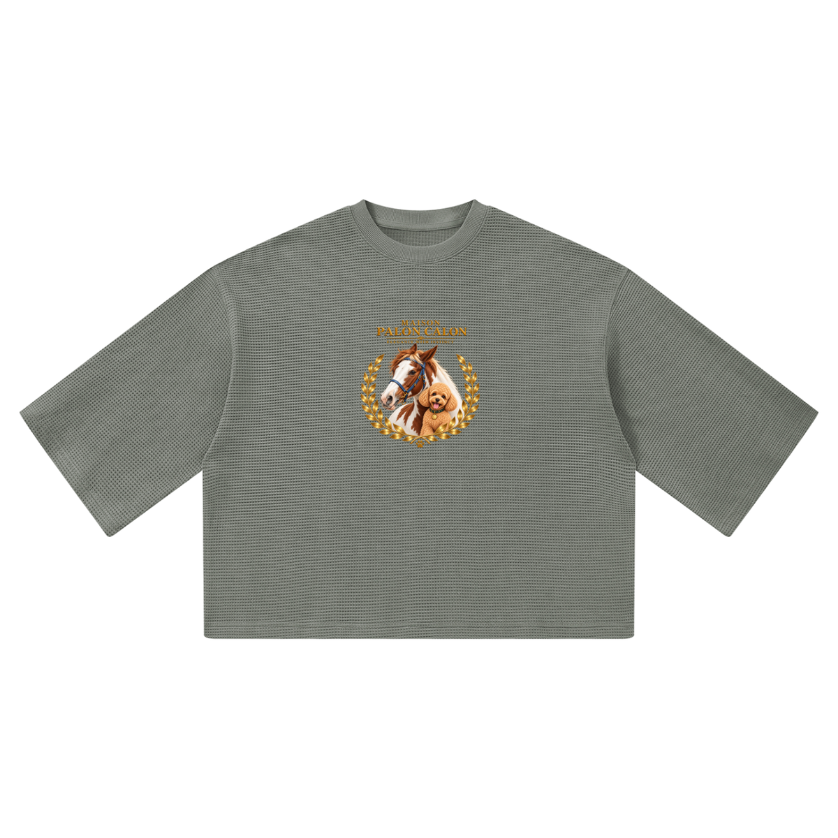 Unisex Waffle Boxy T-Shirt
