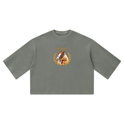 Unisex Waffle Boxy T-Shirt