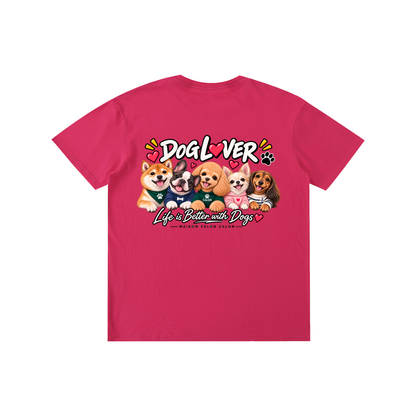 DOG | ベーシック ユニセックス コットンTシャツ / Pure Cotton Unisex T-Shirt