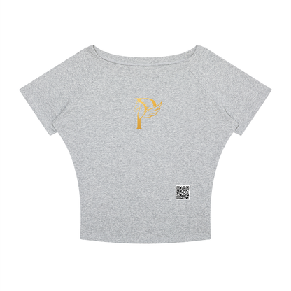 ウィメンズ ボートネック ラグラン Tシャツ — Women's Boatneck Raglan T-Shirt