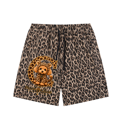 LEOPARD | レオパード ヘビーウェイト ドローストリング ショーツ（ユニセックス）/ Unisex Heavyweight Leopard Drawstring Shorts