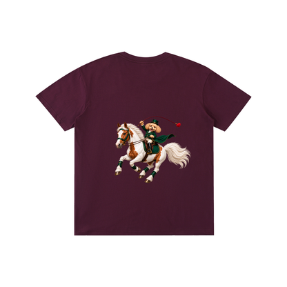 EQUESTRIAN CALON | ユニセックス ピュアコットン Tシャツ — Unisex Pure Cotton T-Shirt
