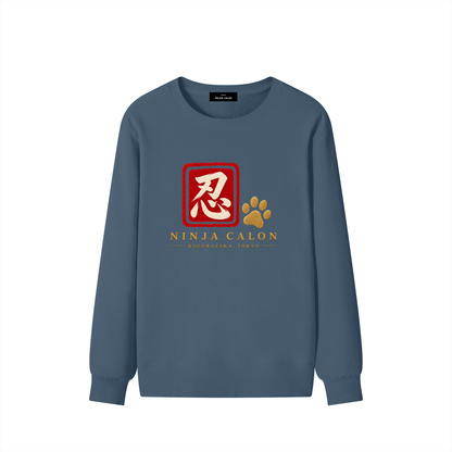 KAGURAZAKA | ユニセックス クラシック コットン スウェットシャツ忍者 | Unisex Classic Cotton Sweatshirt
