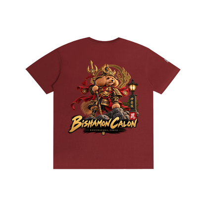 KAGURAZAKA | ユニセックス ピュアコットン Tシャツ毘沙門 / Pure Cotton Unisex T-Shirt