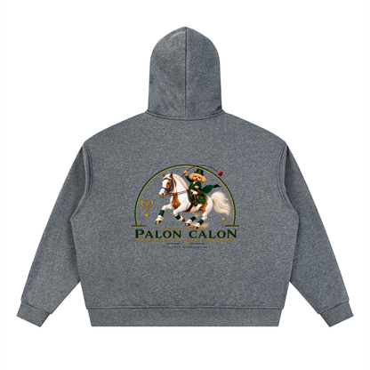 EQUESTRIAN CALON | スパークルズ フルジップ ボクシーフーディー（ユニセックス）/ Unisex Sparkles Full-Zip Boxy Hoodie
