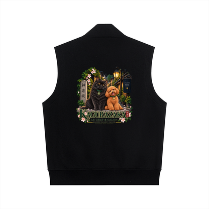KAGURAZAKA | ヘビーウェイト スタンドカラーベスト / Essential Heavyweight Vest