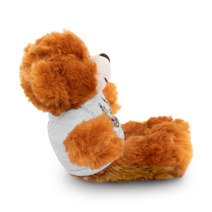 Brown Teddy Bear with Horseshoe Tee — Lucky Love Plush Gift