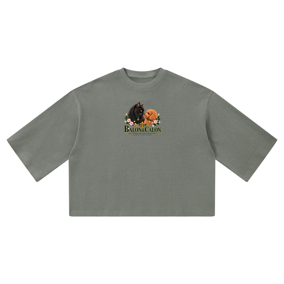 Unisex Waffle Boxy T-Shirt