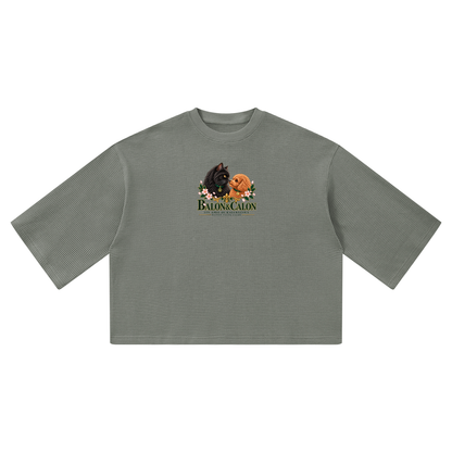 Unisex Waffle Boxy T-Shirt