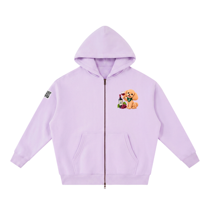 WINE SCHOLAR CALON | オーバーサイズ フリース ボクシー フーディー/Unisex Oversized Fleece Boxy Hoodie