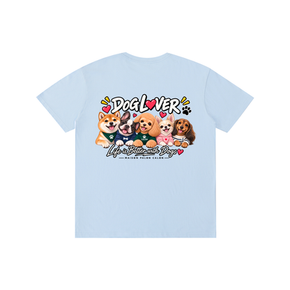 DOG | ベーシック ユニセックス コットンTシャツ / Pure Cotton Unisex T-Shirt