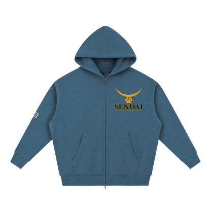 SENDAI｜オーバーサイズ フリースボクシーフーディー / Essential Oversized Fleece Boxy Hoodie