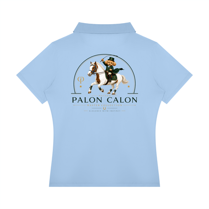 EQUESTRIAN CALON｜カラーブロック ポロシャツ（ウィメンズ）/ Women’s Color Block Polo Shirt