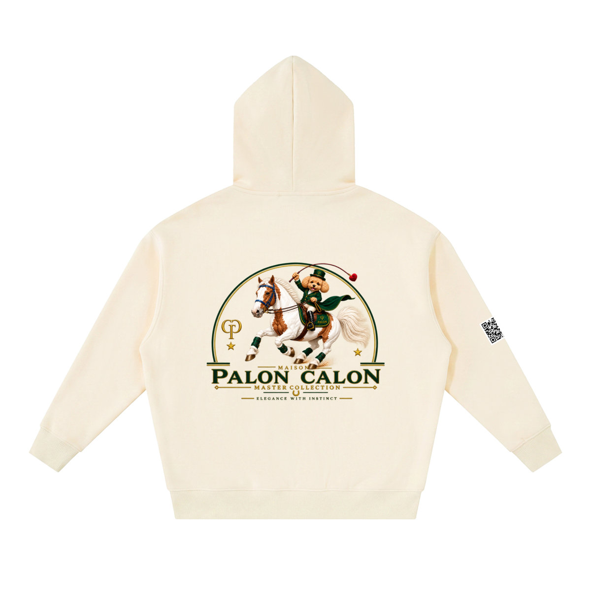 EQUESTRIAN CALON | オーバーサイズ フリース ボクシー フーディー/ Unisex Oversized Fleece Boxy Hoodie