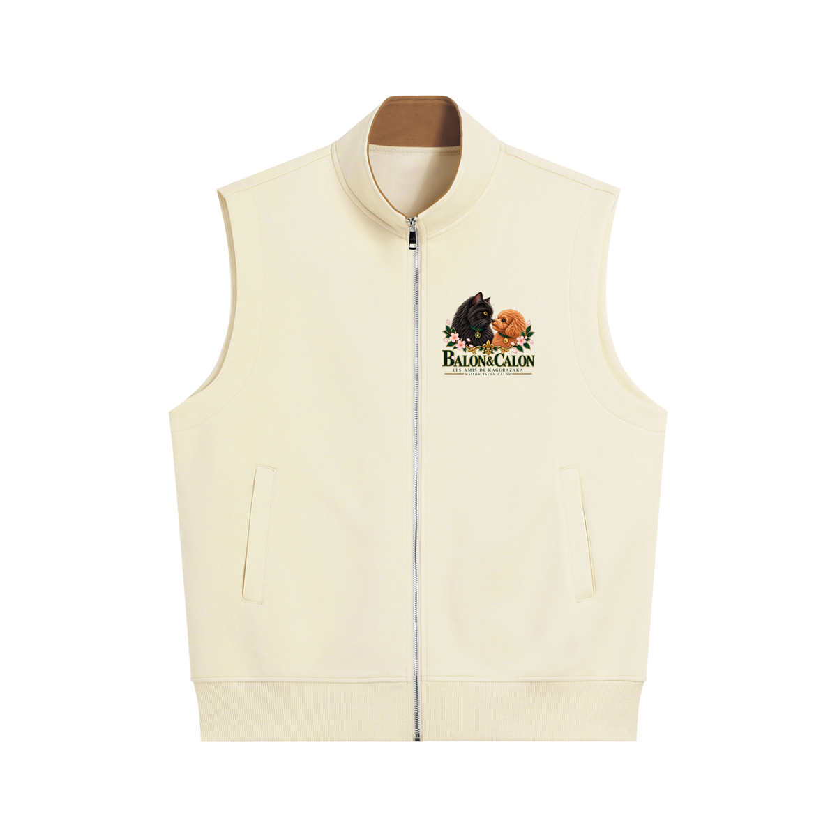 KAGURAZAKA | ヘビーウェイト スタンドカラーベスト / Essential Heavyweight Vest