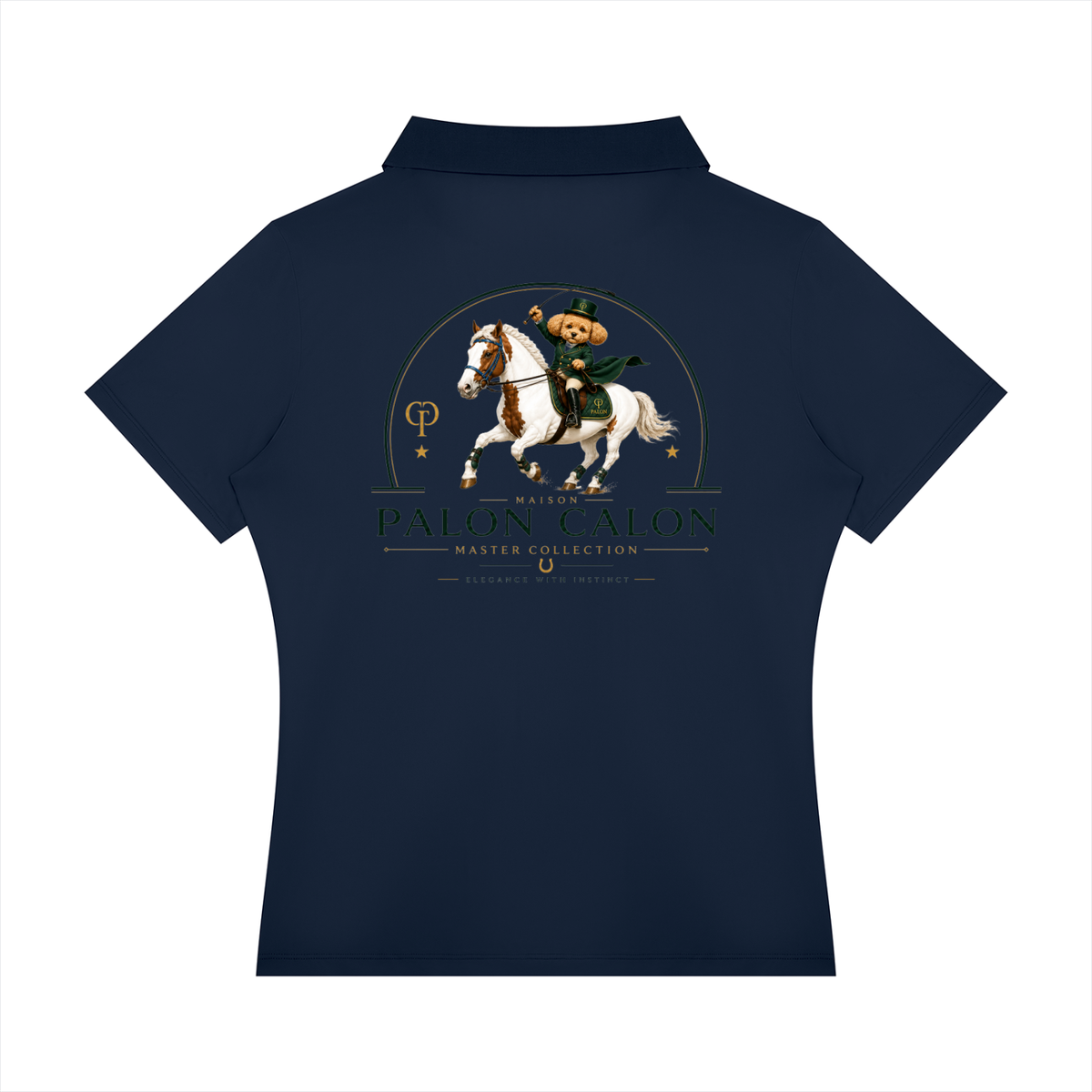 EQUESTRIAN CALON｜カラーブロック ポロシャツ（ウィメンズ）/ Women’s Color Block Polo Shirt