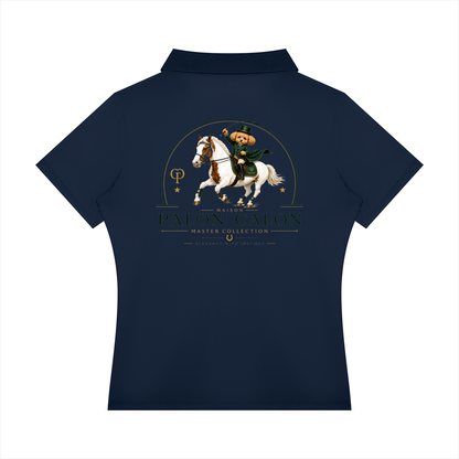 EQUESTRIAN CALON｜カラーブロック ポロシャツ（ウィメンズ）/ Women’s Color Block Polo Shirt