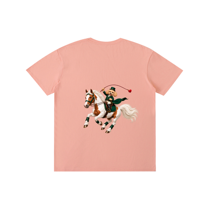 EQUESTRIAN CALON | ユニセックス ピュアコットン Tシャツ — Unisex Pure Cotton T-Shirt