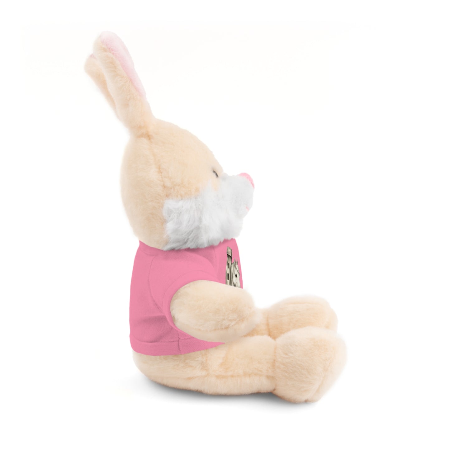 Brown Teddy Bear with Horseshoe Tee — Lucky Love Plush Gift
