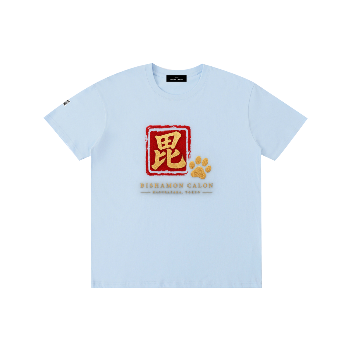 KAGURAZAKA | ユニセックス ピュアコットン Tシャツ毘沙門 / Pure Cotton Unisex T-Shirt