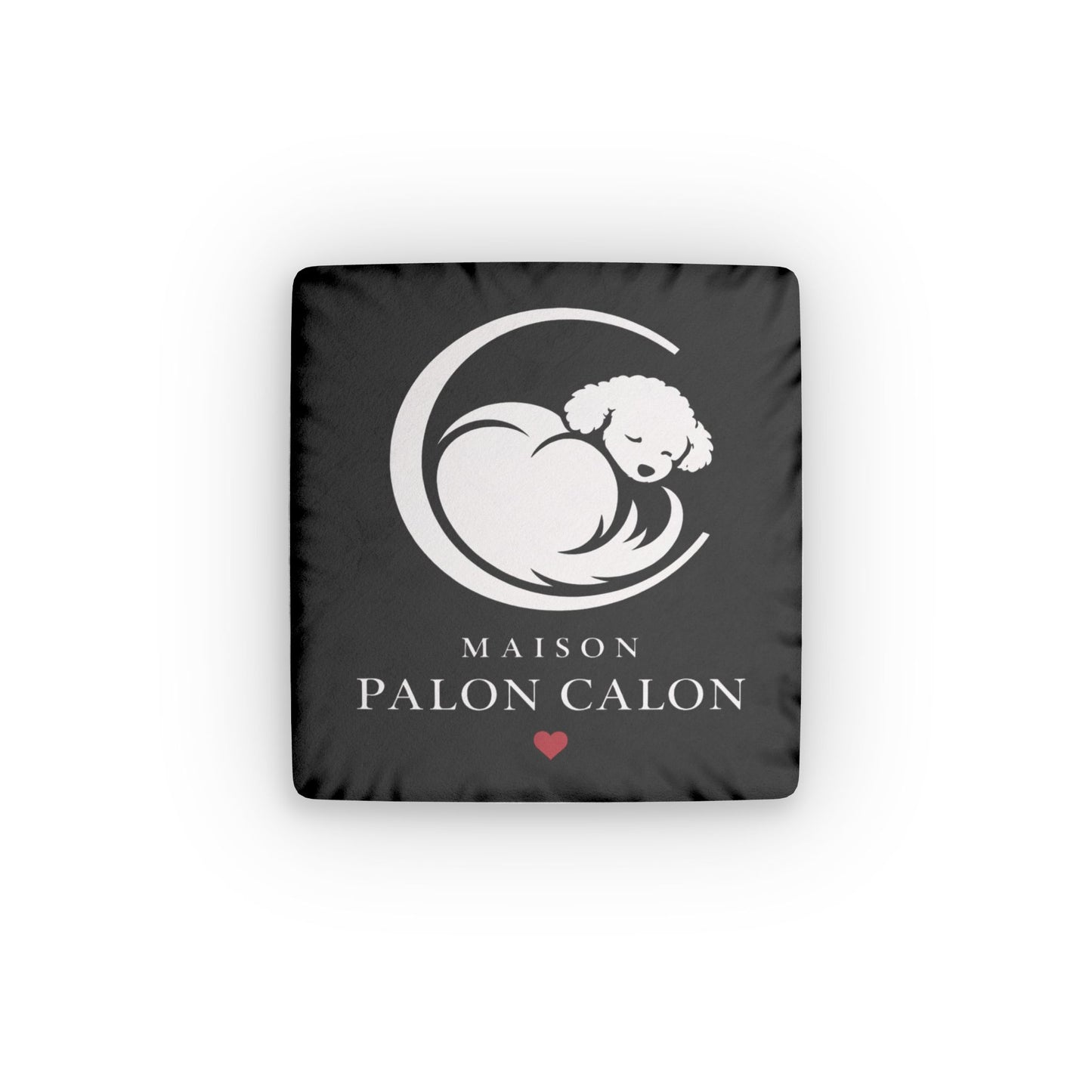 MAISON PALON CALON ブランドロゴ クッション | 感性を、日常に寄り添わせる