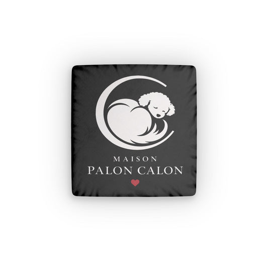 MAISON PALON CALON ブランドロゴ クッション | 感性を、日常に寄り添わせる