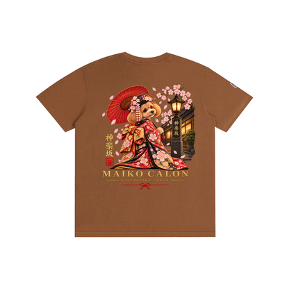 KAGURAZAKA | ユニセックス ピュアコットン Tシャツ舞妓 / Pure Cotton Unisex T-Shirt