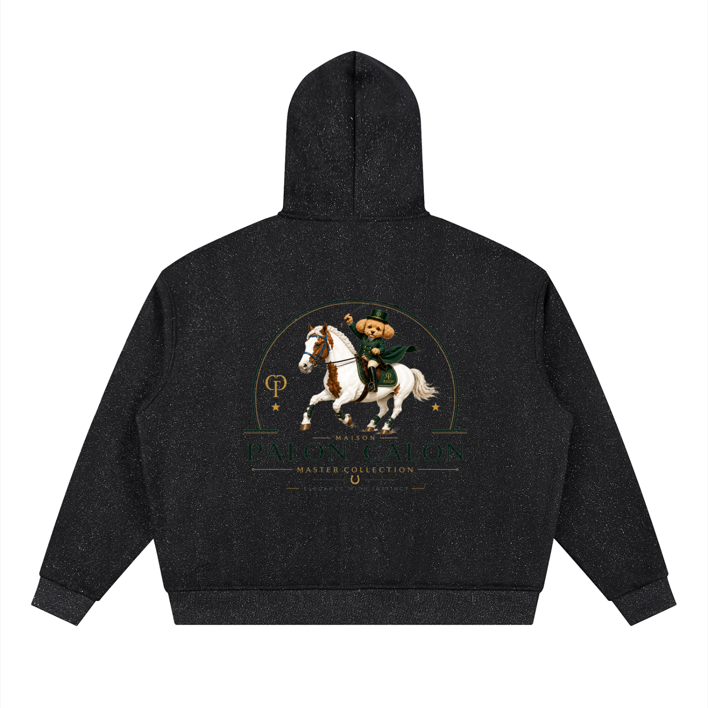 Unisex Sparkles Full Zip Boxy Hoodie