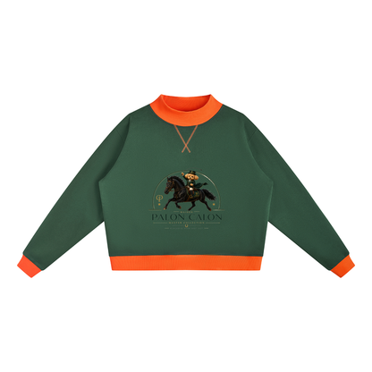 ウィメンズ モックネック スウェットシャツ — Women's Mock Neck Sweatshirt