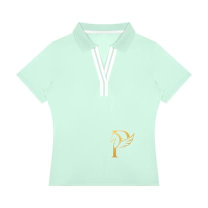 EQUESTRIAN CALON｜カラーブロック ポロシャツ（ウィメンズ）/ Women’s Color Block Polo Shirt