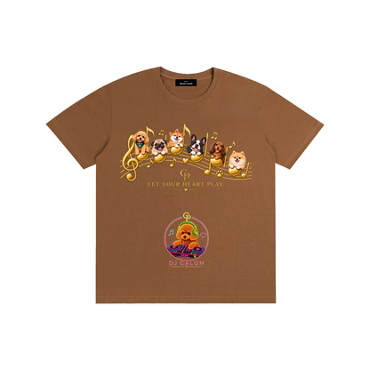 DOG | ベーシック ユニセックス コットンTシャツ / Pure Cotton Unisex T-Shirt