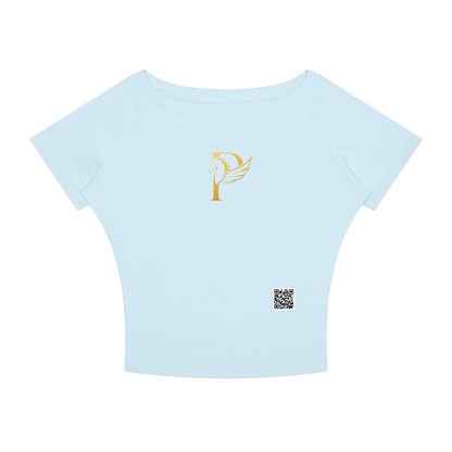 ウィメンズ ボートネック ラグラン Tシャツ — Women's Boatneck Raglan T-Shirt