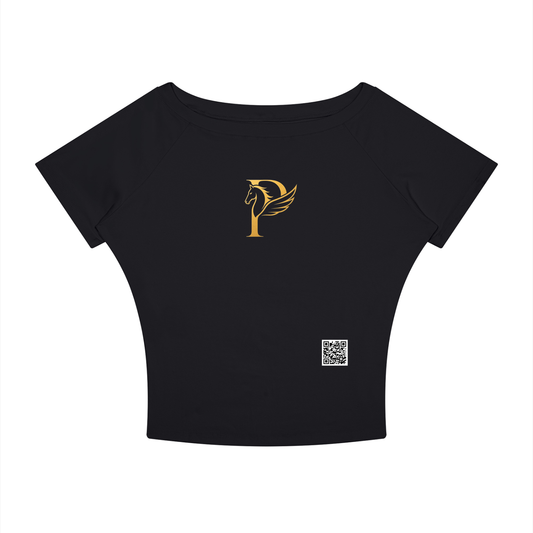 ウィメンズ ボートネック ラグラン Tシャツ — Women's Boatneck Raglan T-Shirt