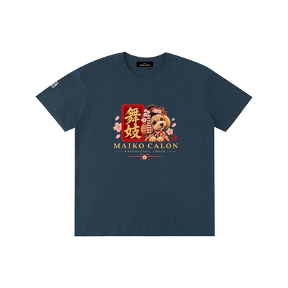 KAGURAZAKA | ユニセックス ピュアコットン Tシャツ舞妓 / Pure Cotton Unisex T-Shirt