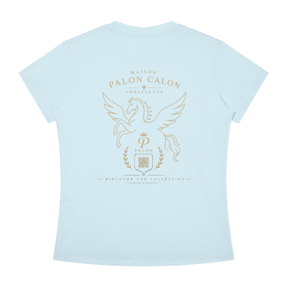 ウィメンズ スリムフィット クルーネック Tシャツ — Women's Slim Fit Crewneck T-Shirt