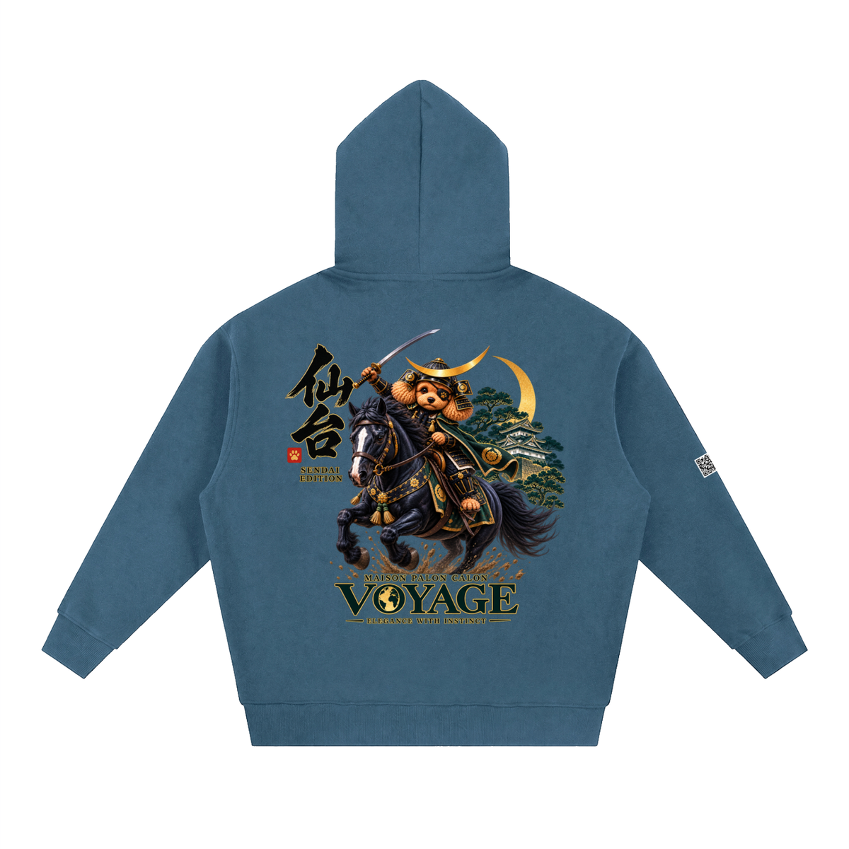 SENDAI｜オーバーサイズ フリースボクシーフーディー / Essential Oversized Fleece Boxy Hoodie