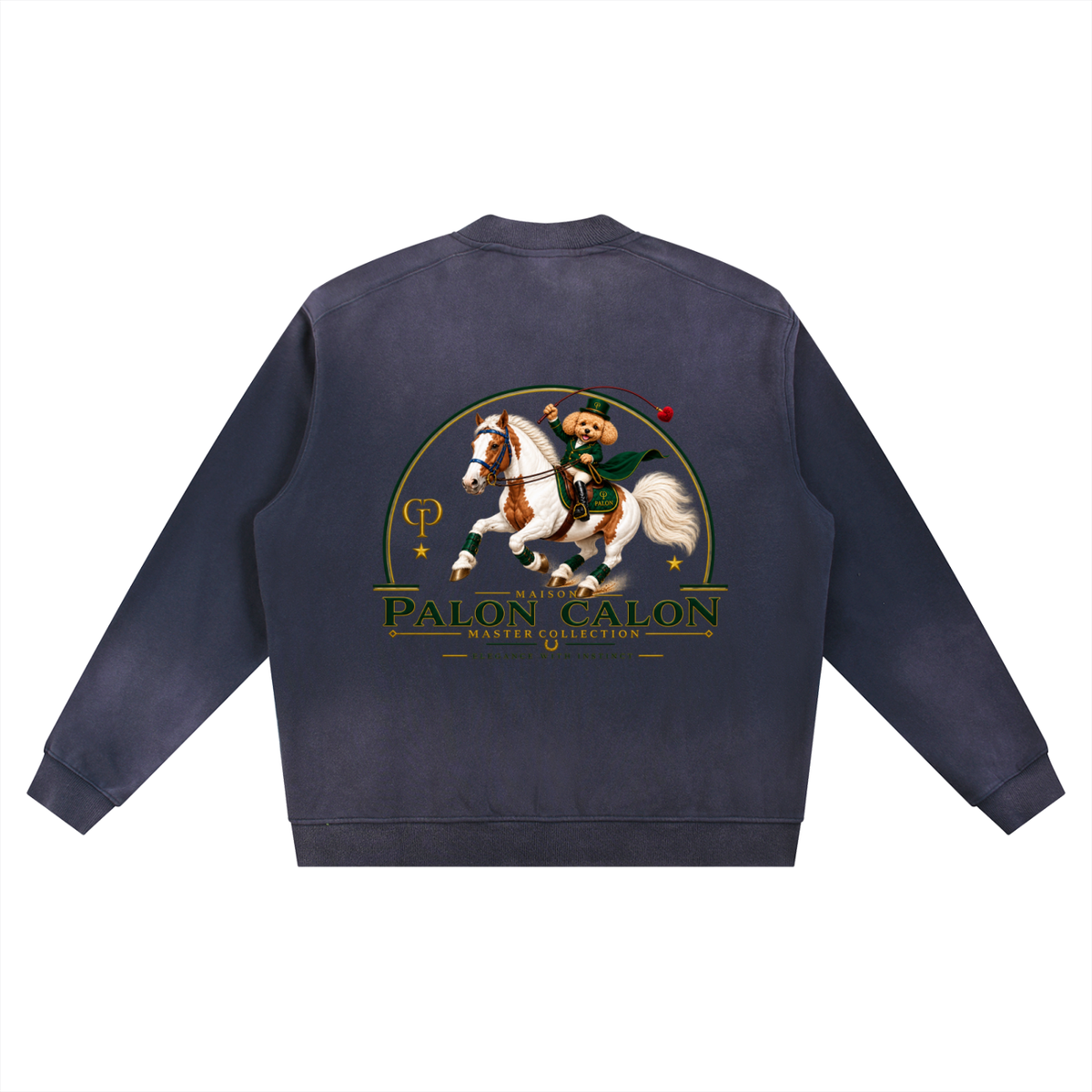 Sun Fade Heavyweight Baseball Jacket