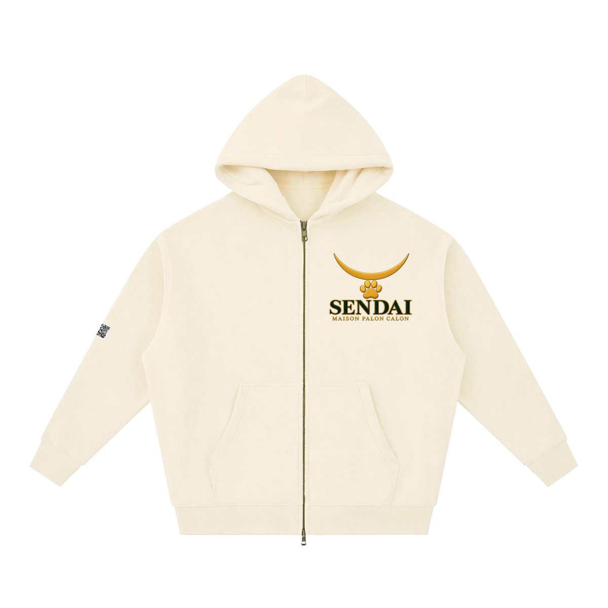 SENDAI｜オーバーサイズ フリースボクシーフーディー / Essential Oversized Fleece Boxy Hoodie