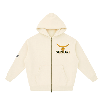 SENDAI｜オーバーサイズ フリースボクシーフーディー / Essential Oversized Fleece Boxy Hoodie