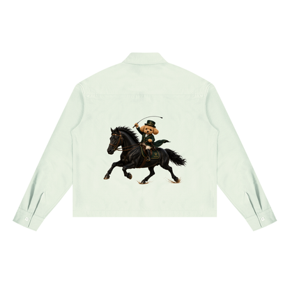 ユニセックス ボクシー ロングスリーブ シャツ — Unisex Boxy Long-Sleeve Shirt