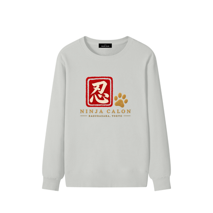 KAGURAZAKA | ユニセックス クラシック コットン スウェットシャツ忍者 | Unisex Classic Cotton Sweatshirt