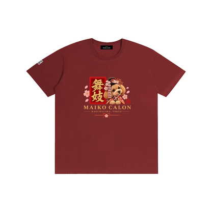 KAGURAZAKA | ユニセックス ピュアコットン Tシャツ舞妓 / Pure Cotton Unisex T-Shirt