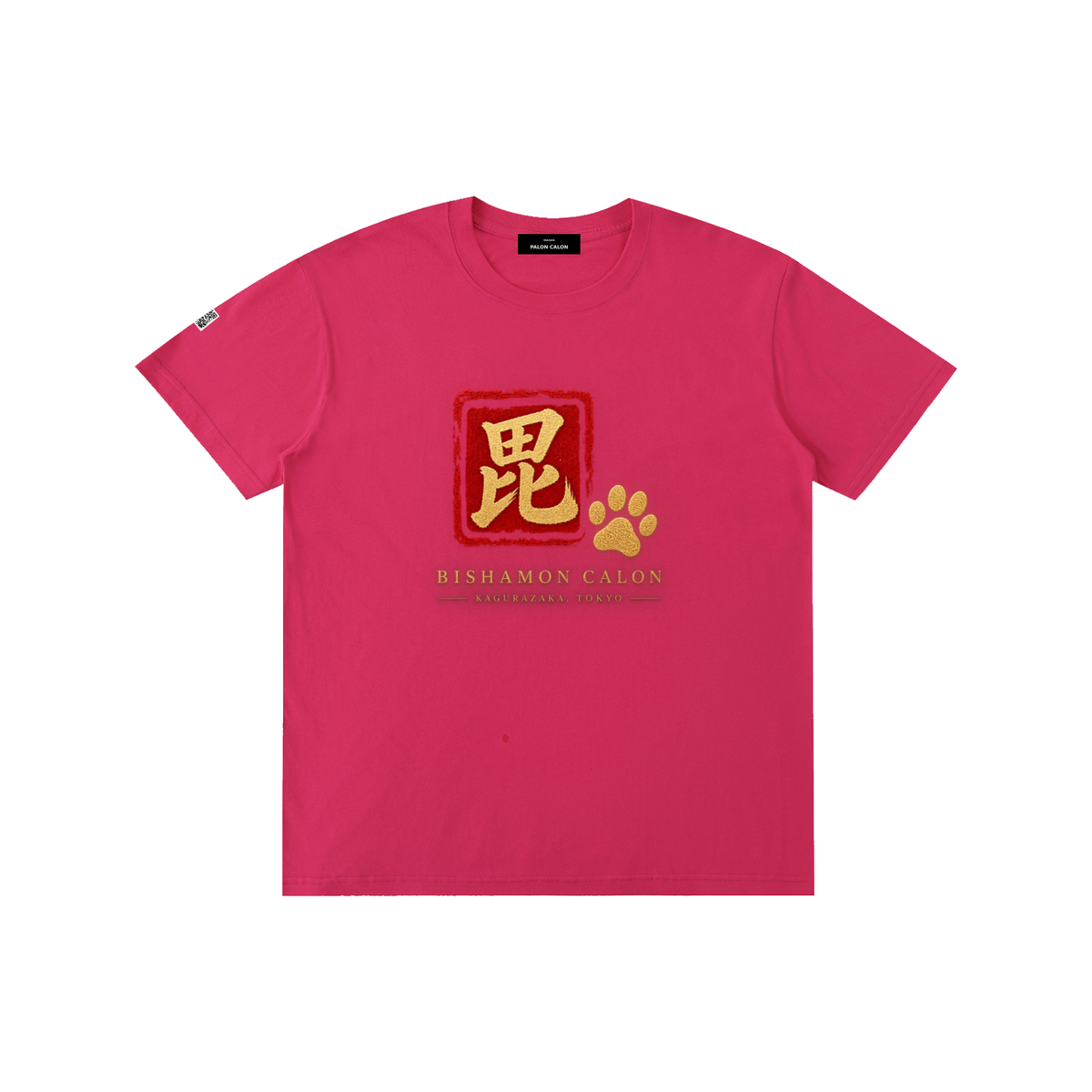 KAGURAZAKA | ユニセックス ピュアコットン Tシャツ毘沙門 / Pure Cotton Unisex T-Shirt