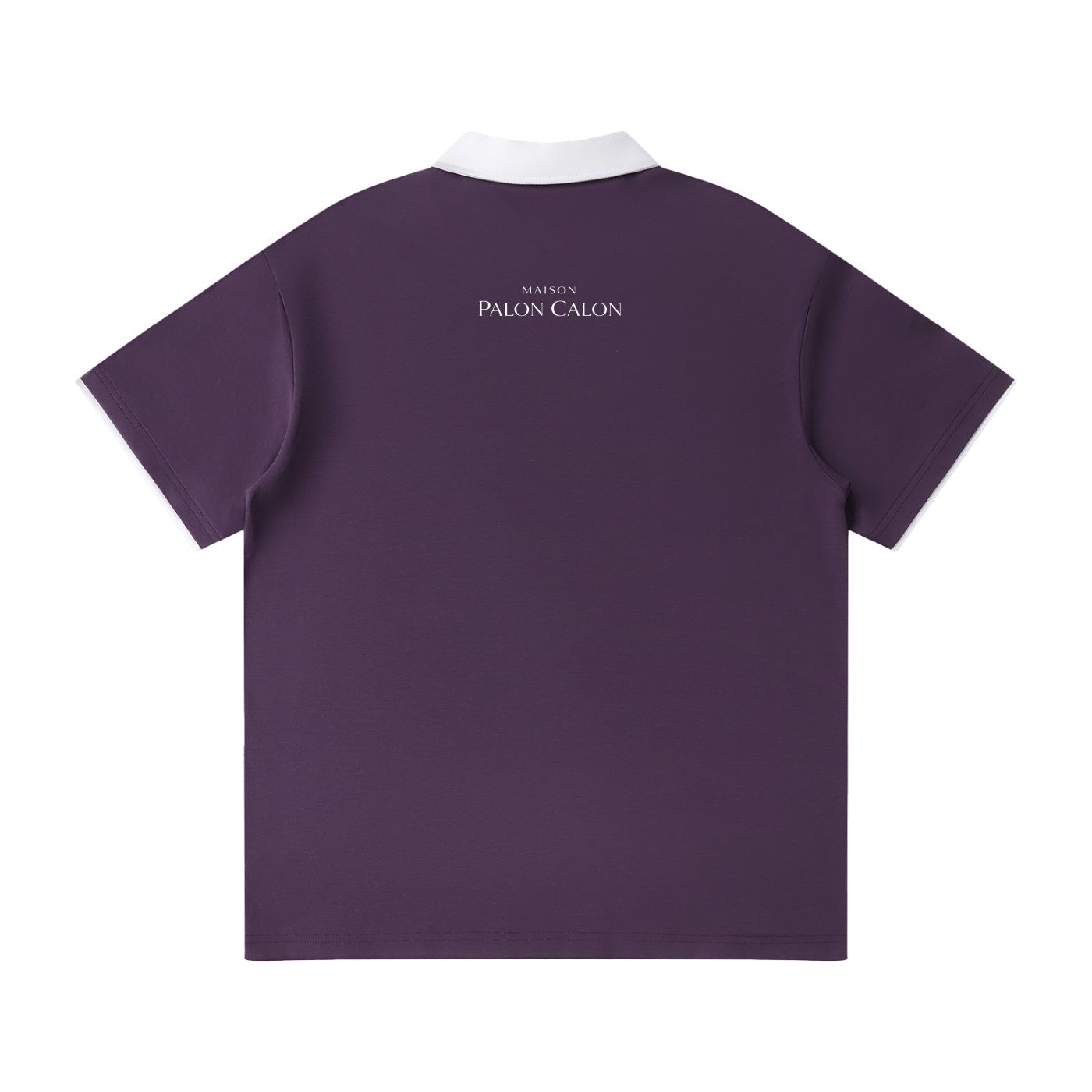 Contrast Collar Raglan Polo Shirt