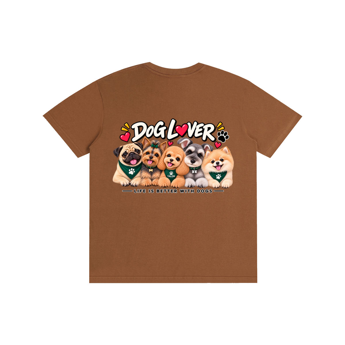 DOG | ベーシック ユニセックス コットンTシャツ / Pure Cotton Unisex T-Shirt